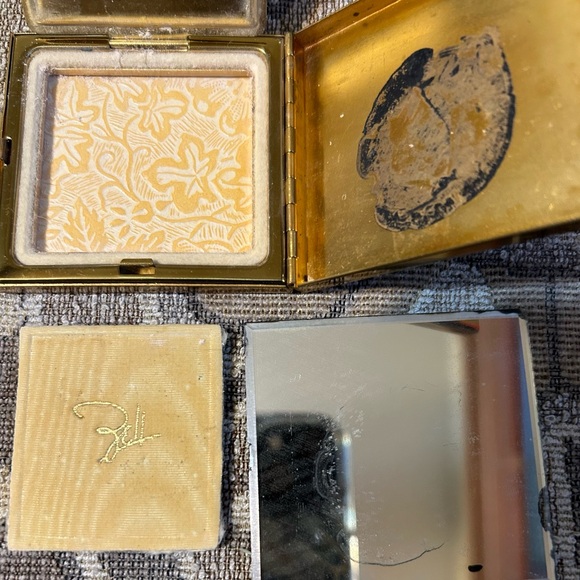 Vintage Zell 5th Avenue Carryall Clutch Powder Compact Lipstick Comb Minaudiere - Picture 8 of 16